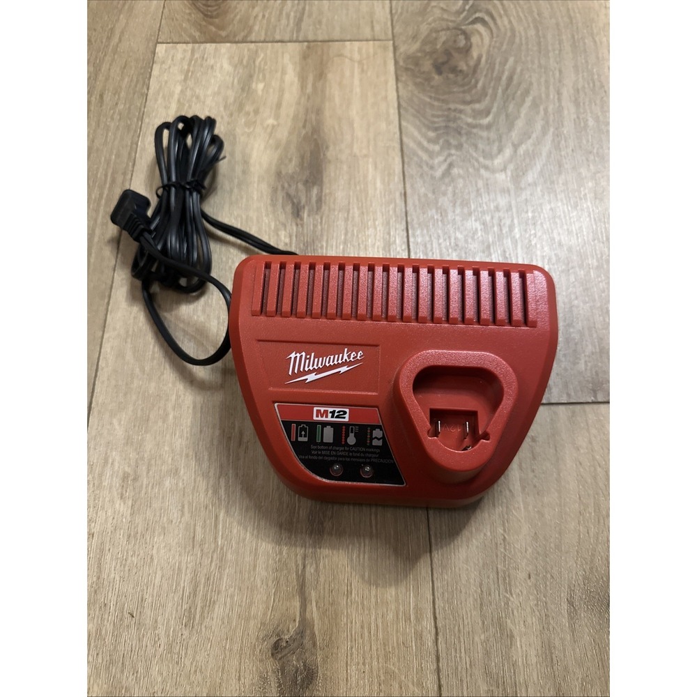 Genuine Milwaukee 48-59-2401 M12‎ 12V Lithium Ion Battery Charger 12 Volt